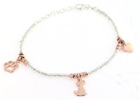 Bracciale Forever Gioielli Donna Bracciale Con Pendenti in Argento FGBR00407 - FGBR00407
